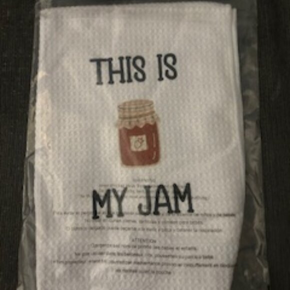 2/$15 or 3/$21 - This is my Jam Funny Kitchen Towel- NWT - Picture 1 of 2